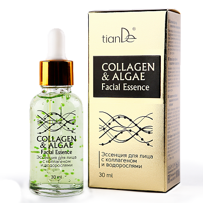 Есенција за лице со колаген и алги, 30 мл.