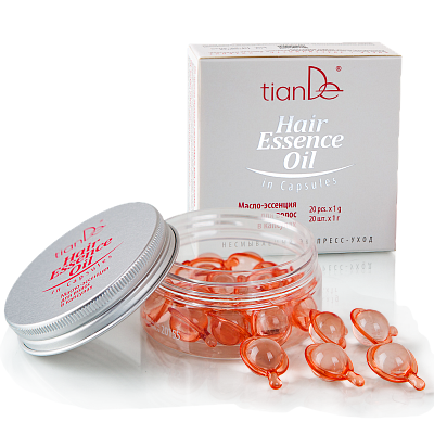 Масло есенција за коса во капсули