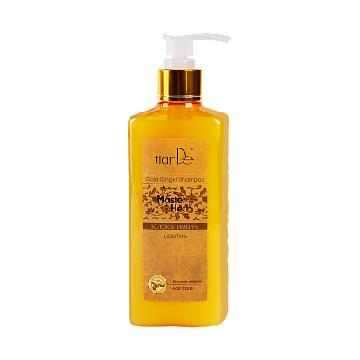 Шампон за коса со златен ѓумбир