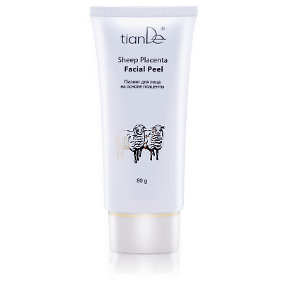 Пилинг за лице, овча плацента