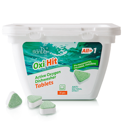 Таблети миење садови во машина со активен кислород