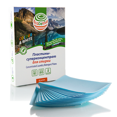 Супер-концентрирани плочки за перење облека