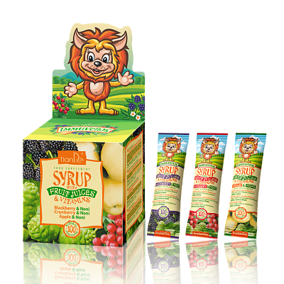 Детски овошен сируп со витамини IMMUNOVENOK