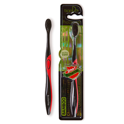 Четка за заби “Бамбусов јаглен” , 1 пар.